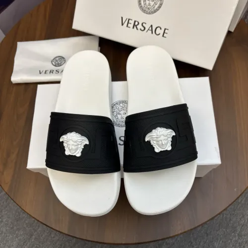 Replica Versace Slippers For Men #1408829 $48.00 USD for Wholesale