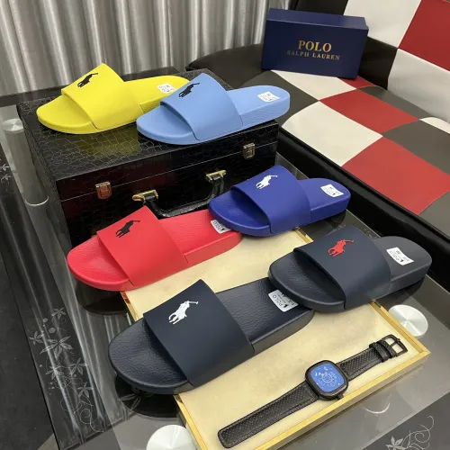 Replica Ralph Lauren Polo Slippers For Men #1408842 $42.00 USD for Wholesale
