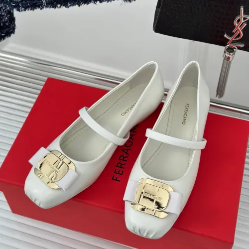 Salvatore Ferragamo Flat Shoes For Women #1408907 $102.00 USD, Wholesale Replica Salvatore Ferragamo Flat Shoes