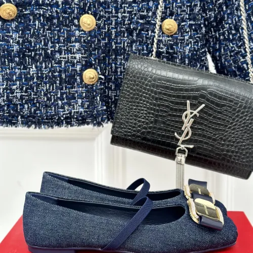 Replica Salvatore Ferragamo Flat Shoes For Women #1408913 $102.00 USD for Wholesale