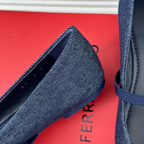 Replica Salvatore Ferragamo Flat Shoes For Women #1408913 $102.00 USD for Wholesale
