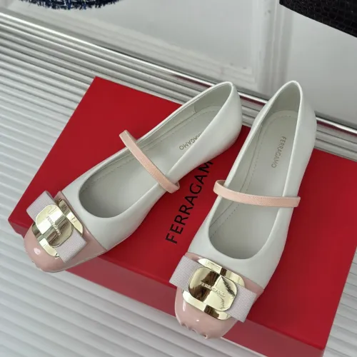 Salvatore Ferragamo Flat Shoes For Women #1408916 $105.00 USD, Wholesale Replica Salvatore Ferragamo Flat Shoes