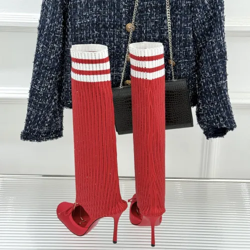 Replica Christian Louboutin Boots For Women #1408942 $150.00 USD for Wholesale