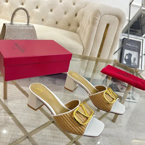 Replica Valentino Slippers For Women #1409015 $85.00 USD for Wholesale