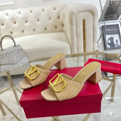 Valentino Slippers For Women #1409016 $85.00 USD, Wholesale Replica Valentino Slippers