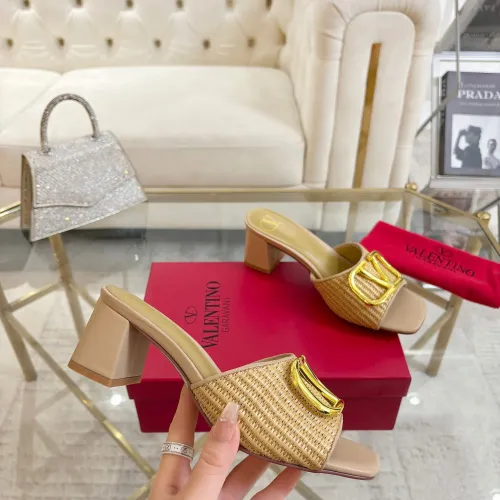Replica Valentino Slippers For Women #1409016 $85.00 USD for Wholesale