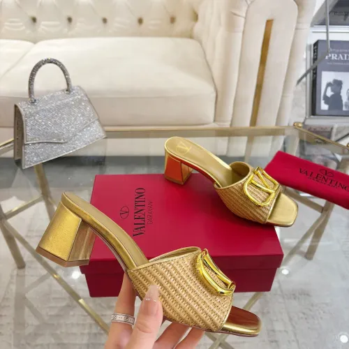 Replica Valentino Slippers For Women #1409019 $85.00 USD for Wholesale