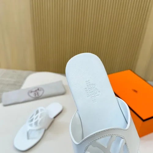 Replica Hermes Slippers For Women #1409025 $82.00 USD for Wholesale