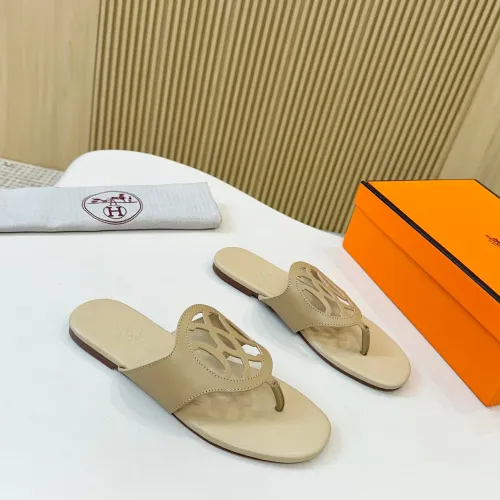 Replica Hermes Slippers For Women #1409026 $82.00 USD for Wholesale