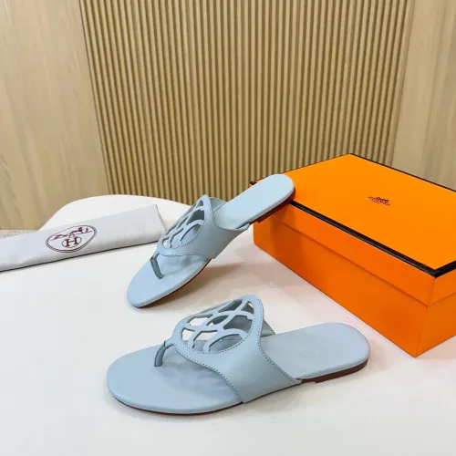 Replica Hermes Slippers For Women #1409031 $82.00 USD for Wholesale