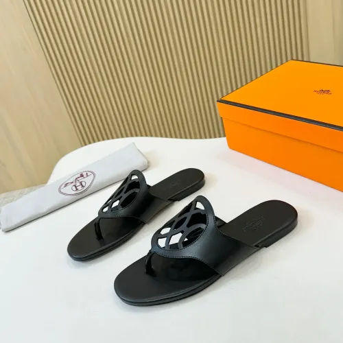 Replica Hermes Slippers For Women #1409034 $82.00 USD for Wholesale