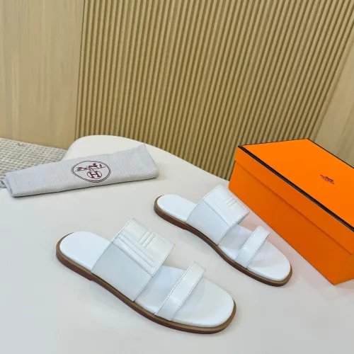 Replica Hermes Slippers For Women #1409037 $82.00 USD for Wholesale