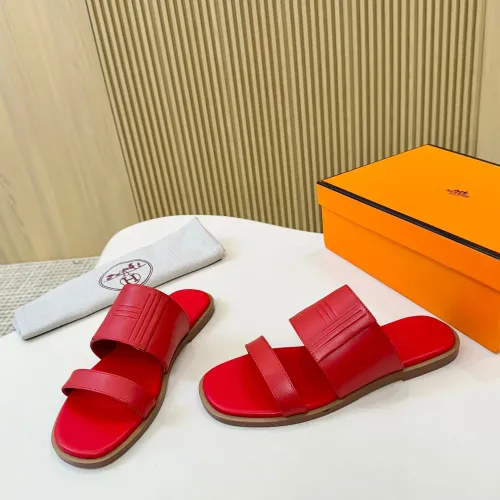 Replica Hermes Slippers For Women #1409043 $82.00 USD for Wholesale