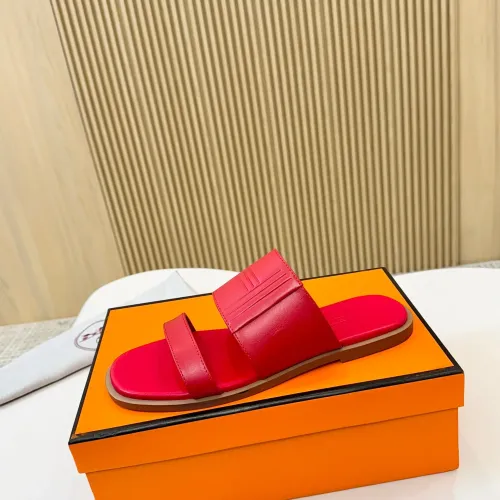 Replica Hermes Slippers For Women #1409043 $82.00 USD for Wholesale