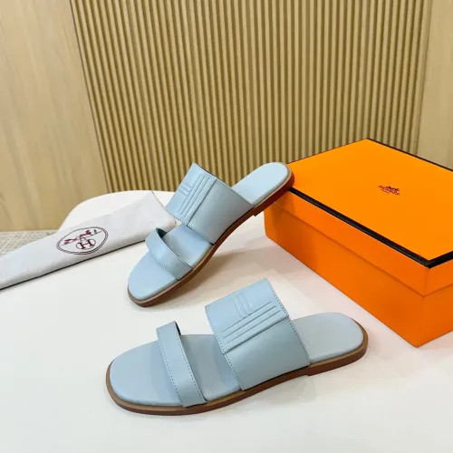 Replica Hermes Slippers For Women #1409044 $82.00 USD for Wholesale