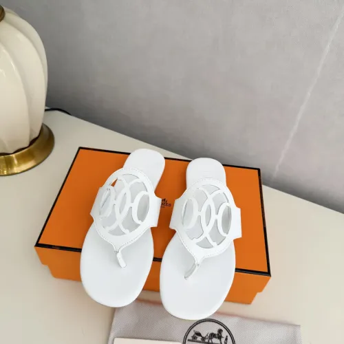Replica Hermes Slippers For Women #1409049 $82.00 USD for Wholesale