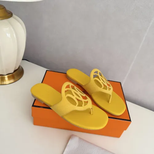 Replica Hermes Slippers For Women #1409051 $82.00 USD for Wholesale
