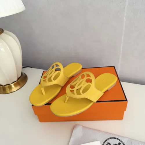Replica Hermes Slippers For Women #1409051 $82.00 USD for Wholesale