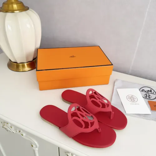 Replica Hermes Slippers For Women #1409057 $82.00 USD for Wholesale