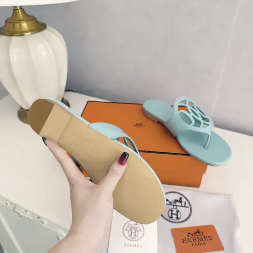 Replica Hermes Slippers For Women #1409060 $82.00 USD for Wholesale