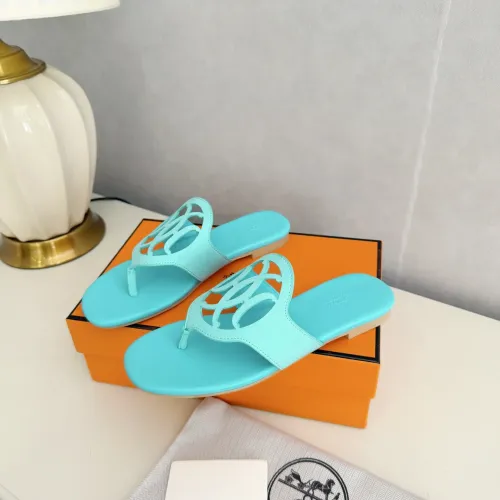 Replica Hermes Slippers For Women #1409061 $82.00 USD for Wholesale