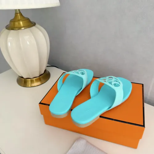 Replica Hermes Slippers For Women #1409061 $82.00 USD for Wholesale