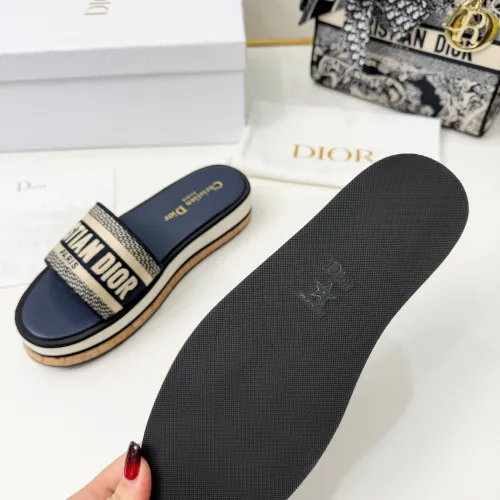 Replica Christian Dior Slippers For Women #1409177 $85.00 USD for Wholesale