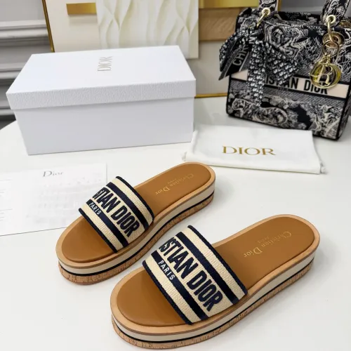 Christian Dior Slippers For Women #1409178 $85.00 USD, Wholesale Replica Christian Dior Slippers