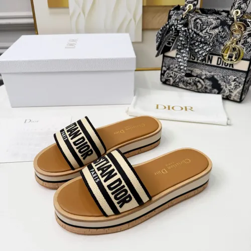 Christian Dior Slippers For Women #1409179 $85.00 USD, Wholesale Replica Christian Dior Slippers