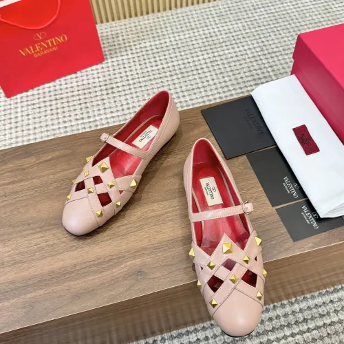 Valentino Flat Shoes For Women #1409207 $105.00 USD, Wholesale Replica Valentino Flat Shoes