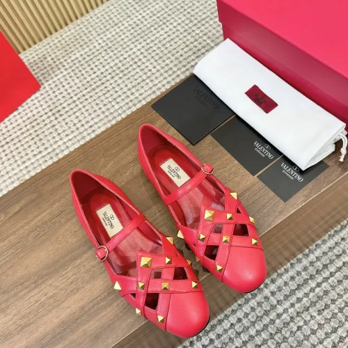 Replica Valentino Flat Shoes For Women #1409209 $105.00 USD for Wholesale