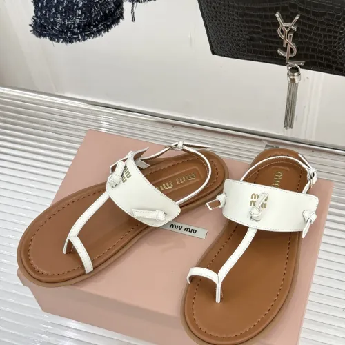 MIU MIU Sandal For Women #1409228 $98.00 USD, Wholesale Replica MIU MIU Sandal