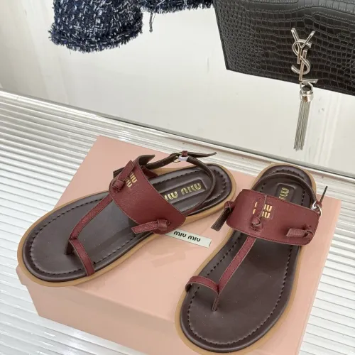 MIU MIU Sandal For Women #1409229 $98.00 USD, Wholesale Replica MIU MIU Sandal