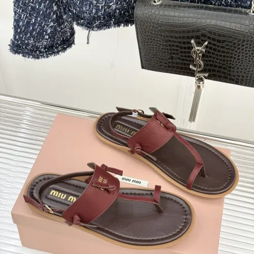Replica MIU MIU Sandal For Women #1409229 $98.00 USD for Wholesale