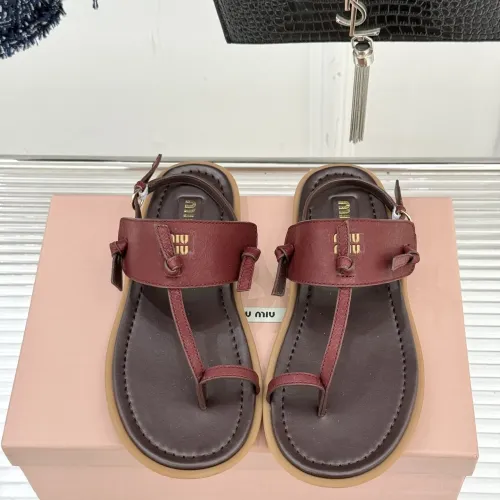 Replica MIU MIU Sandal For Women #1409229 $98.00 USD for Wholesale
