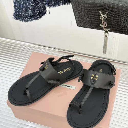 MIU MIU Sandal For Women #1409230 $98.00 USD, Wholesale Replica MIU MIU Sandal