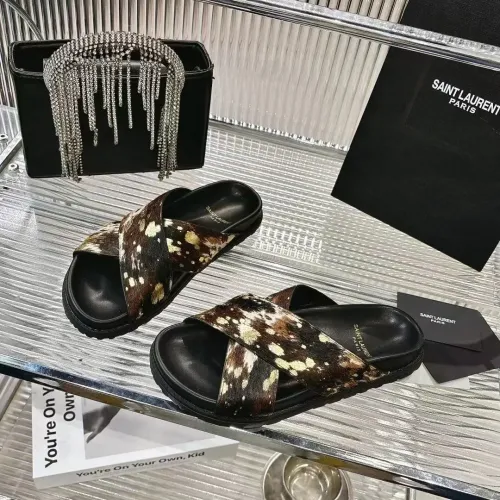 Yves Saint Laurent YSL Slippers For Women #1409235 $85.00 USD, Wholesale Replica Yves Saint Laurent YSL Slippers