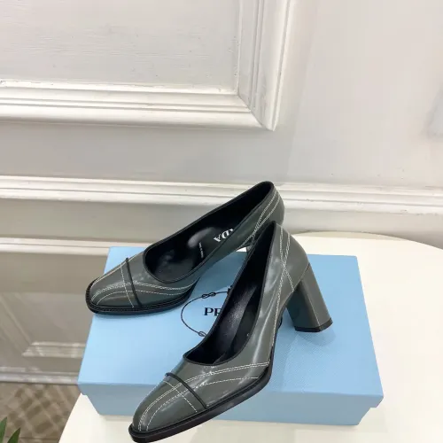 Prada High-heeled Shoes For Women #1409237 $125.00 USD, Wholesale Replica Prada High-heeled Shoes