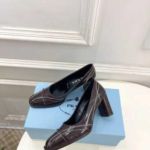 Prada High-heeled Shoes For Women #1409238 $125.00 USD, Wholesale Replica Prada High-heeled Shoes