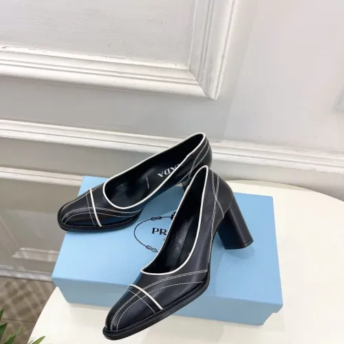 Prada High-heeled Shoes For Women #1409239 $125.00 USD, Wholesale Replica Prada High-heeled Shoes