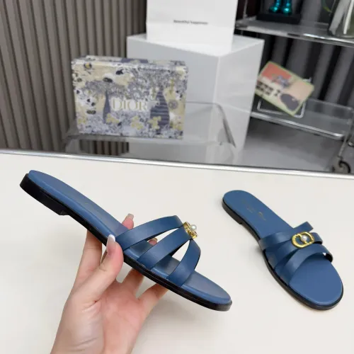 Replica Christian Dior Slippers For Women #1409325 $82.00 USD for Wholesale
