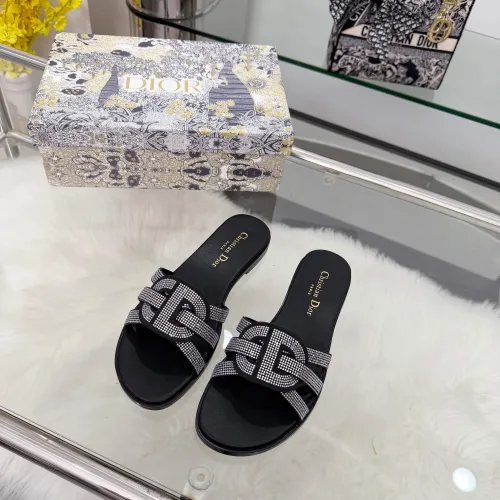 Replica Christian Dior Slippers For Women #1409330 $85.00 USD for Wholesale