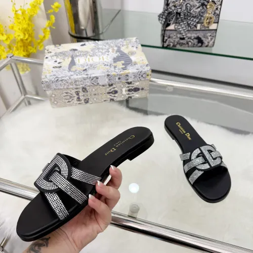 Replica Christian Dior Slippers For Women #1409330 $85.00 USD for Wholesale