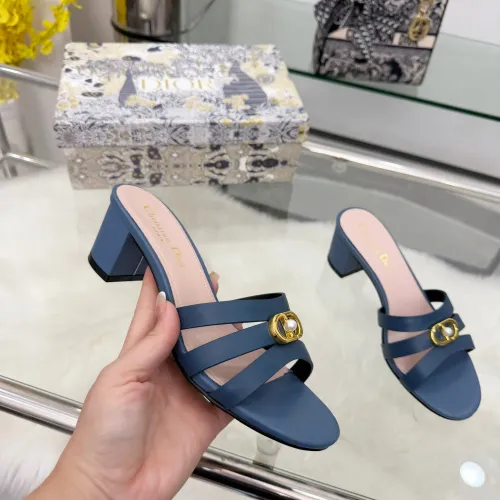 Replica Christian Dior Slippers For Women #1409334 $85.00 USD for Wholesale