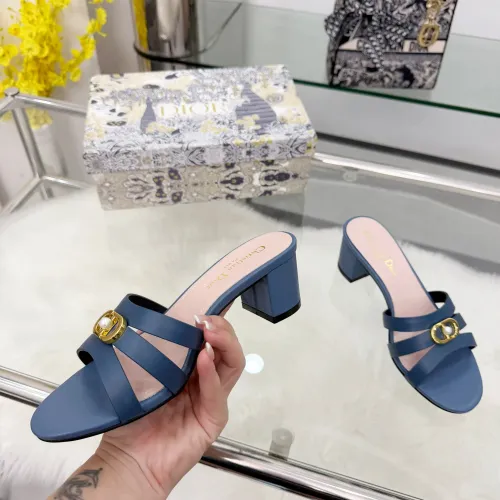 Replica Christian Dior Slippers For Women #1409334 $85.00 USD for Wholesale