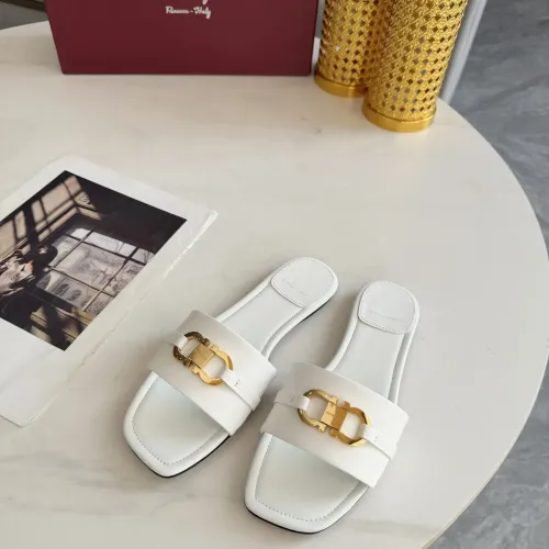 Replica Salvatore Ferragamo Slippers For Women #1409338 $82.00 USD for Wholesale
