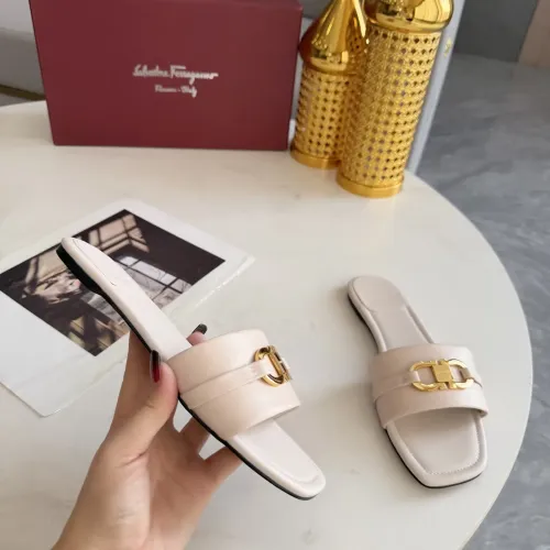 Replica Salvatore Ferragamo Slippers For Women #1409339 $82.00 USD for Wholesale