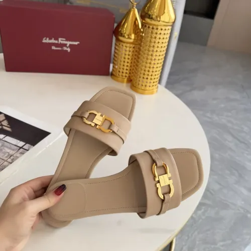 Replica Salvatore Ferragamo Slippers For Women #1409340 $82.00 USD for Wholesale