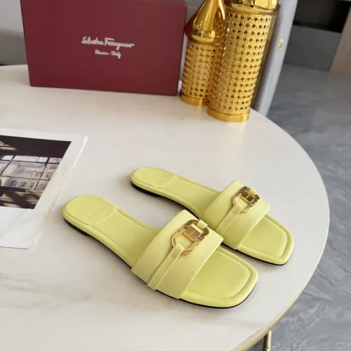 Replica Salvatore Ferragamo Slippers For Women #1409341 $82.00 USD for Wholesale