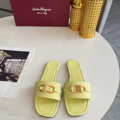 Replica Salvatore Ferragamo Slippers For Women #1409341 $82.00 USD for Wholesale